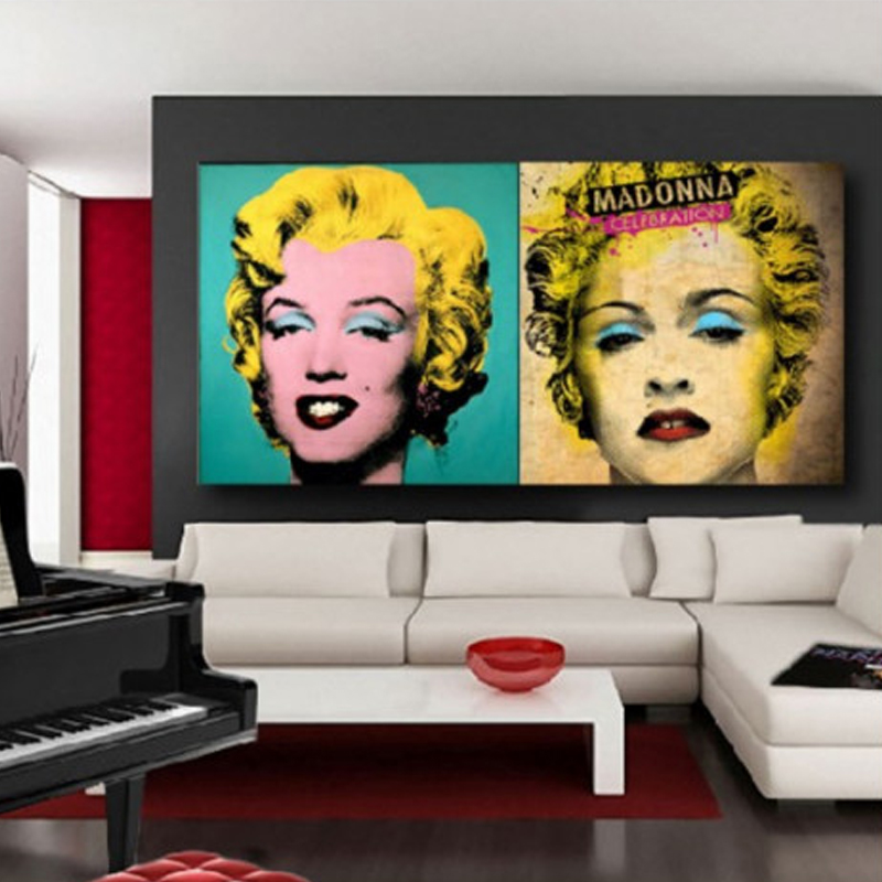 Πίνακας σε καμβά με Ζωγραφική Madonna Marilyn